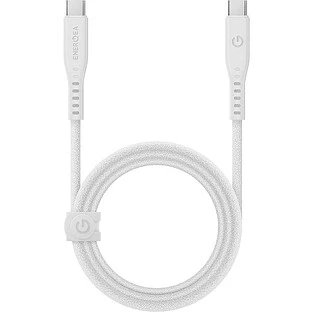 Кабель Energea FLOW USB-C to USB-C PD240W 5A Nanoweave Magnetic tie White 1.5m