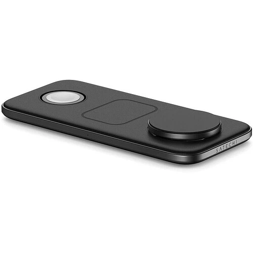 Беспроводное зарядное устройство Satechi 3-в-1 Qi2 Trio Wireless Charging Pad