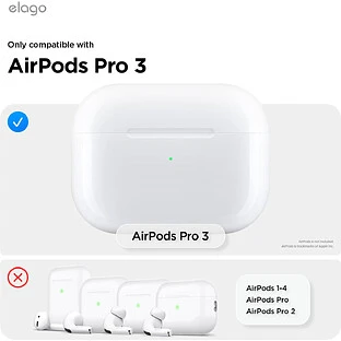 Elago для AirPods Pro 3 чехол Unique AW5 Game console Hang case Light Grey