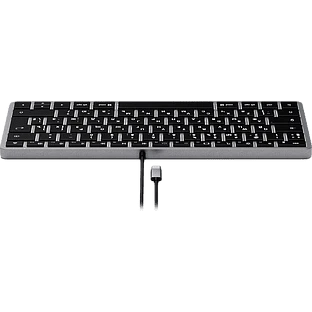 Клавиатура Satechi Slim USB-C Wired Keyboard-RU. Раскладка - Русская. Цвет- Серый космос