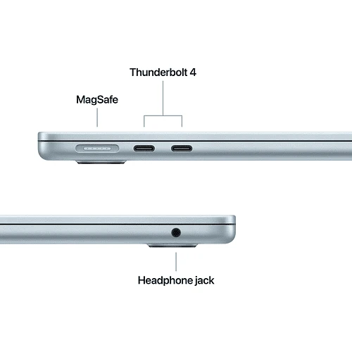 MacBook Air 15.3" M4 (10C CPU/10C GPU), 24GB, 512GB, Небесно-голубой
