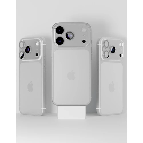 Стекло защитное VLP Lens Protector для камеры iPhone 17 Pro, с черной рамкой
