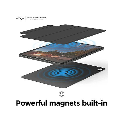 Чехол Elago для iPad 10.9 (2022 10th)/11 (2025 11th) Magnetic Folio Dark Grey