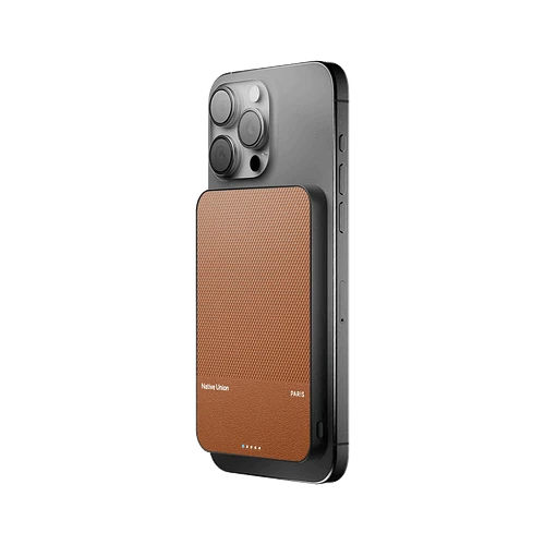 Внешний аккумулятор NATIVE UNION (Re) Classic Power Bank Magnetic Qi2, 5000mAh, цвет: коричневый