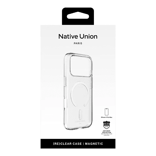 (RE)CLEAR CASE FOR IPHONE 17 PRO MAX TRANSPARENT, чехол защитн.для iPhone 17 PRO MAX