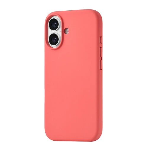 Чехол защитный uBear Touch Mag Case для iPhone 17, MagSafe совместимый, силикон, софт-тач, коралловый
