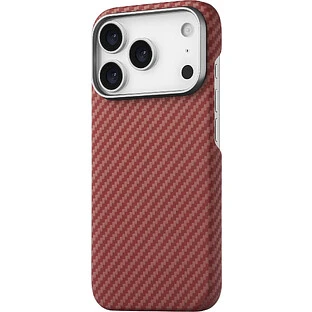 Чехол защитный uBear Supreme Case для iPhone 17 Pro, ультратонкий, материал Кевлар, MagSafe совместимый, оранжевый