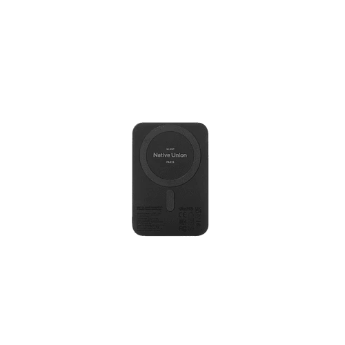 Внешний аккумулятор NATIVE UNION (Re) Classic Power Bank Magnetic Qi2, 5000mAh, цвет: черный