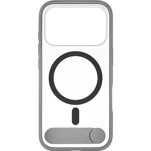 Чехол защитный uBear Stand 360° Mag Case для iPhone 17 Pro, MagSafe совместимый, силикон, софт-тач, серый