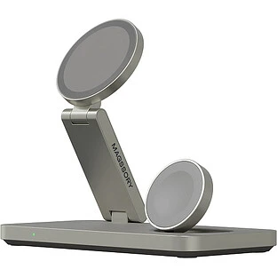 Беспроводное зарядное устройство Magssory Yoga 3 в 1, Qi2, Titan