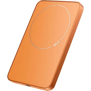 Аккумулятор внешний VLP Diamond Energy MagSafe, Qi2, 5000 mAh, 3A, USB-C, космический оранжевый