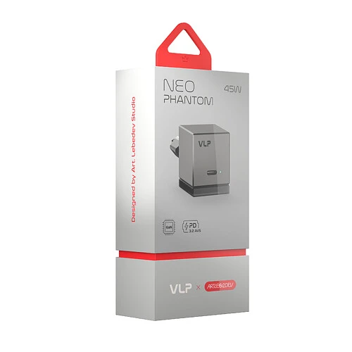Сетевое зарядное устройство VLP NEO Phantom Edition 45Вт USB-С (PD 3.2 AVS)