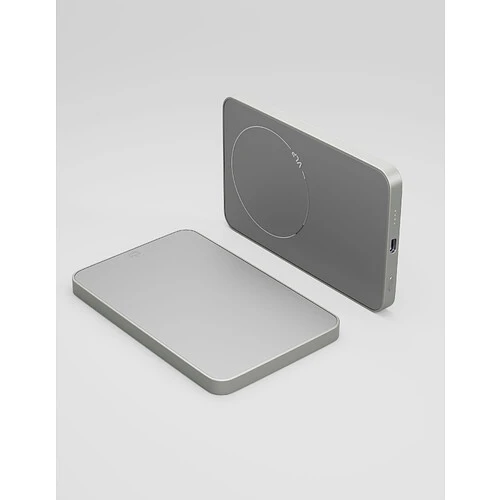 Аккумулятор внешний VLP Diamond Energy MagSafe, Qi2, 5000 mAh, USB-C, натуральный титан