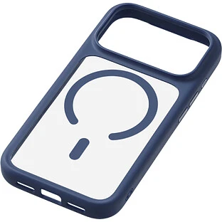 Чехол защитный uBear Shade Case для iPhone 17 Pro, MagSafe совместимый, усиленный, силк-тач, синий