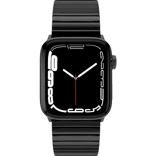 Ремешок из нержавеющей стали Casetify Monolink для Apple Watch 38/40/41, черный