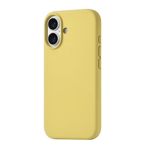 Чехол защитный uBear Touch Mag Case для iPhone 17, MagSafe совместимый, силикон, софт-тач, светло-желтый