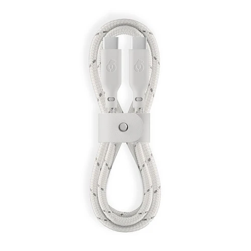 Зарядный кабель uBear Trend, USB-C|USB-С, 60Вт, 1,2м, Облачный серый