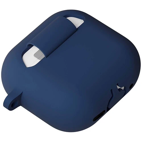 Чехол защитный VLP Charm Case для AirPods 4, темно-синий