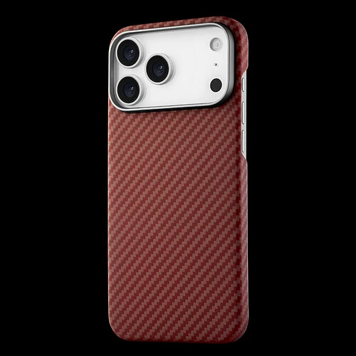 Чехол защитный uBear Supreme Case для iPhone 17 Pro Max, ультратонкий, материал Кевлар, MagSafe совместимый, оранжевый