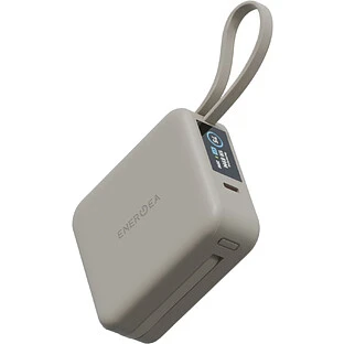 Аккумулятор внешний Energea MagPac MINI Plus, 10000 mAh Magnetic wireless 15W + С 20W +2 C cables and Display Sand