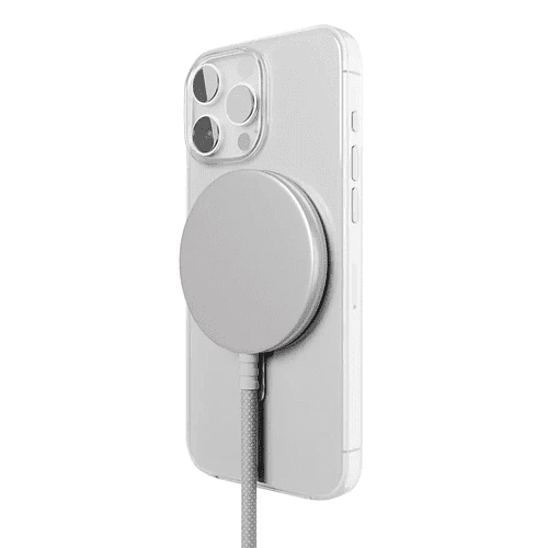 Чехол защитный VLP Puro Case с MagSafe для iPhone 16 Pro  прозрачный
