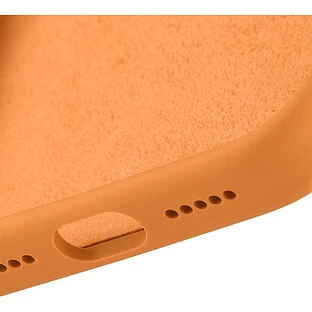Чехол защитный uBear Touch Mag Case для iPhone 17 Pro, MagSafe совместимый, силикон, софт-тач, оранжевый