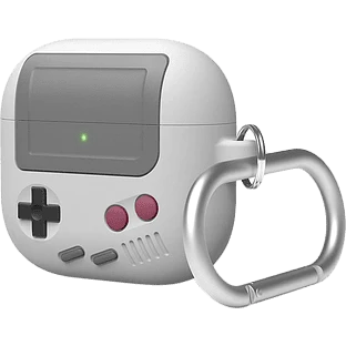 Elago для AirPods 4 чехол Unique AW5 Game console Hang case Light Grey