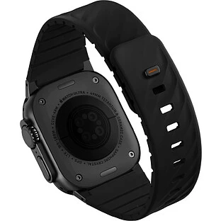 Ремешок Uniq для Apple Watch 49-40 mm FLUO Silicone Rubber Black