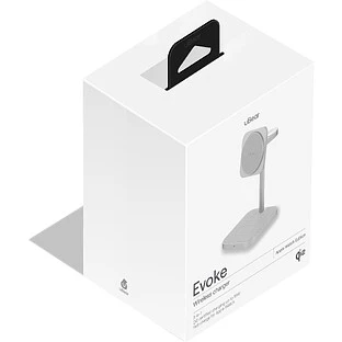 Беспроводное зарядное устройство uBear Evoke, 3-в-1, MagSafe совместимое, Qi2, цвет: серебро