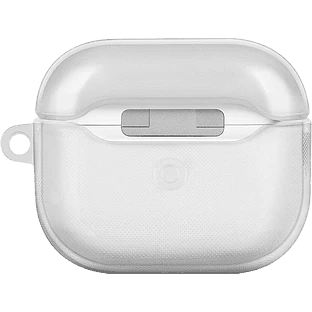 Чехол Uniq для Airpods 3 Glase TPU case with carabin Clear