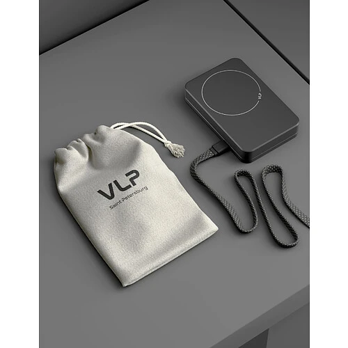 Аккумулятор внешний VLP Diamond Energy Pro MagSafe, Qi2, 10000 mAh, 3A, USB-C, черный
