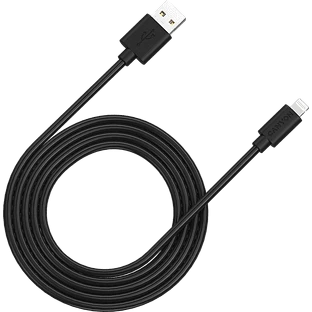Кабель Canyon USB-A - Lightning MFI, 2м, Черный