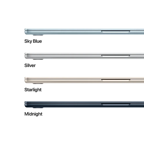 MacBook Air 15.3" M4 (10C CPU/10C GPU), 16GB, 256GB, Небесно-голубой
