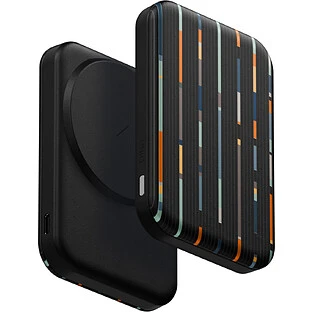 Внешний аккумулятор UNIQ Lexa 5000 DE Premium Leatherette Magnetic Power Bank (Черный)