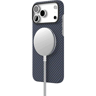 Чехол защитный VLP Kevlar Case с MagSafe для iPhone 17 Pro Max, синий