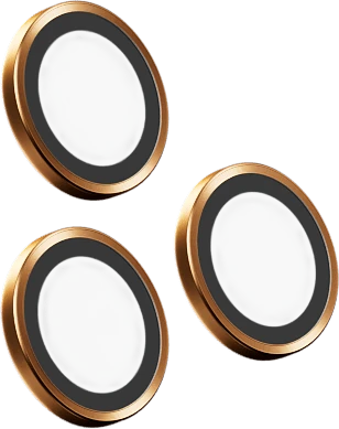 Стекло защитное uBear Nano Lens Shield для iPhone 17 Pro/Pro Max, оранжевое