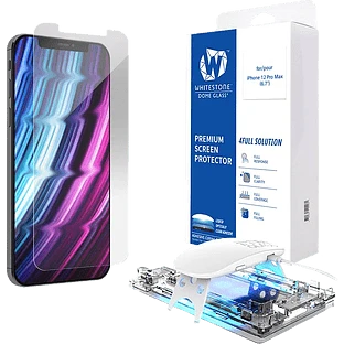 Стекло защитное Whitestone Dome glass (аксессуары без лампы) для iPhone 12 Pro Max