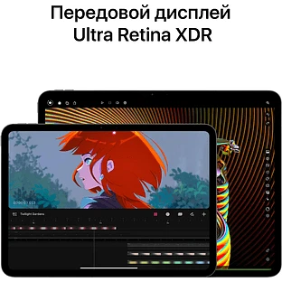 iPad Pro 11", (M4, 2024), 256GB, Wi-Fi+Celular, Черный космос