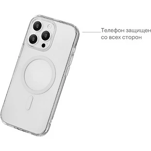 Чехол защитный uBear Real Mag Case  для  iPhone 15 , MagSafe совместимый, усиленный