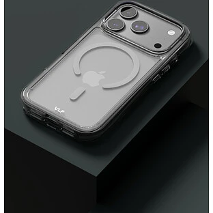 Чехол защитный VLP Bubble Case с MagSafe для iPhone 17 Pro, белый	