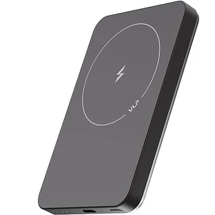 Аккумулятор внешний VLP LITE Power Snap 5000 mAh, 3A, MagSafe, USB-C, черный