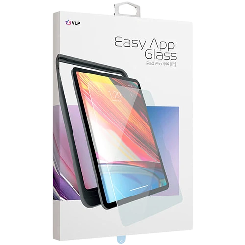 Стекло защитное VLP Easy App Glass для iPad Pro M4/M5 (11'') с аппликатором