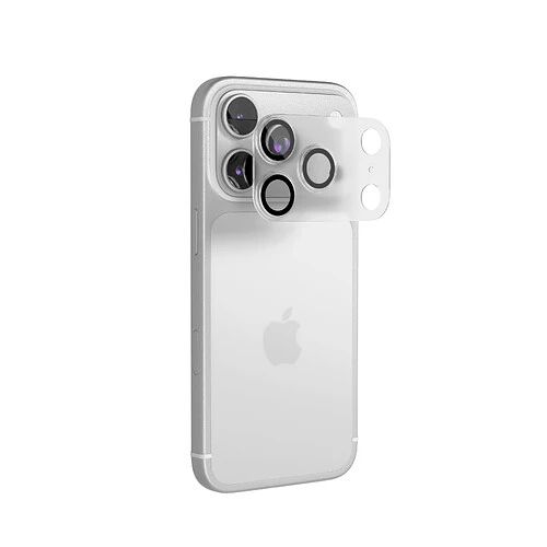 Стекло защитное VLP Lens Protector для камеры iPhone 17 ProMax, с черной рамкой