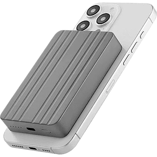 Внешний аккумулятор uBear Icon Power bank 10000mAh, PD30W, Qi2, серый