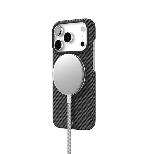 Чехол защитный VLP Kevlar Case с MagSafe для iPhone 17 Pro, черный