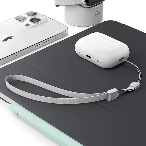 Elago для AirPods Pro 2 ремешок на руку Basic strap (Fabric) Black