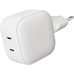 Сетевое зарядное устройство VLP G-Charge 45Вт USB-C+USB-C, PD, QC, белый