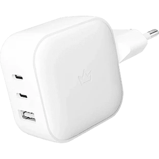 Сетевое зарядное устройство VLP G-Charge 65Вт USB-C+USB-C+USB-A, PD, QC, белый