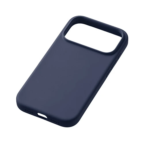 Чехол защитный uBear Touch Mag Case для iPhone 17 Pro, MagSafe совместимый, силикон, софт-тач, темно-синий
