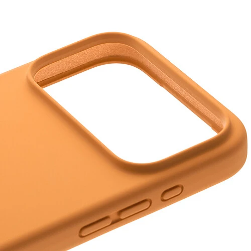 Чехол защитный uBear Touch Mag Case для iPhone 17 Pro Max, MagSafe совместимый, силикон, софт-тач, оранжевый